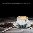 thumbnail image 4 of Taza de café de doble pared, taza de café de acero inoxidable con aislamiento, taza de café de acero con platillo, materiales ecológicos, 4 of 12