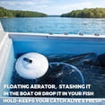 thumbnail image 3 of IPX7 Floating & Rechargeable Bait Bucket Aerator, 2026 Upgraded Live Baits Aerators Oxygen, Rechargeable Aerator for Bait Bucket, Portable Oxygen Pump for Fishing & Fish Tank Use, 3 of 7