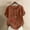 Coffee, variant on QUNYINEY Crew Neck Tshirts Shirts for Women Casual Short Sleeve Floral Tops Pullover Cotton Linen Loose Button Shirts