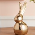 thumbnail image 3 of Melrose International LLC Rabbit (Set of 2) 5.5"H Aluminum, 3 of 4