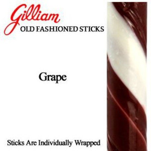 Gilliam Old Fashioned Grape Stick Candy, (Pack of 80)