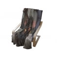 thumbnail image 4 of Fantasy World Soft Flannel Fleece Throw Blanket, Illustration of 3 Headed Breathing Dragon Large Monster Gothic Theme, Cozy Plush for Indoor and Outdoor Use, 70" x 90", Brown Grey, by Ambesonne, 4 of 6
