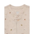thumbnail image 3 of Bliss by Garanimals Baby Boys or Girls Cotton Layette One Piece Footed Sleeper Pajamas, Sizes Newborn-9 Months, 3 of 4