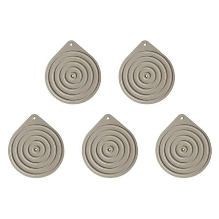 5 Pcs Silicone Microwave Plate Warmers, Non-Slip Food Warming Mats for Oven, Hot Pan Cooking