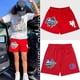thumbnail image 2 of Pantalones cortos de baloncesto para hombre, Shorts masculinos de malla transpirable, de secado rápido, informales, para correr en LA playa Fivean unisex, 2 of 2