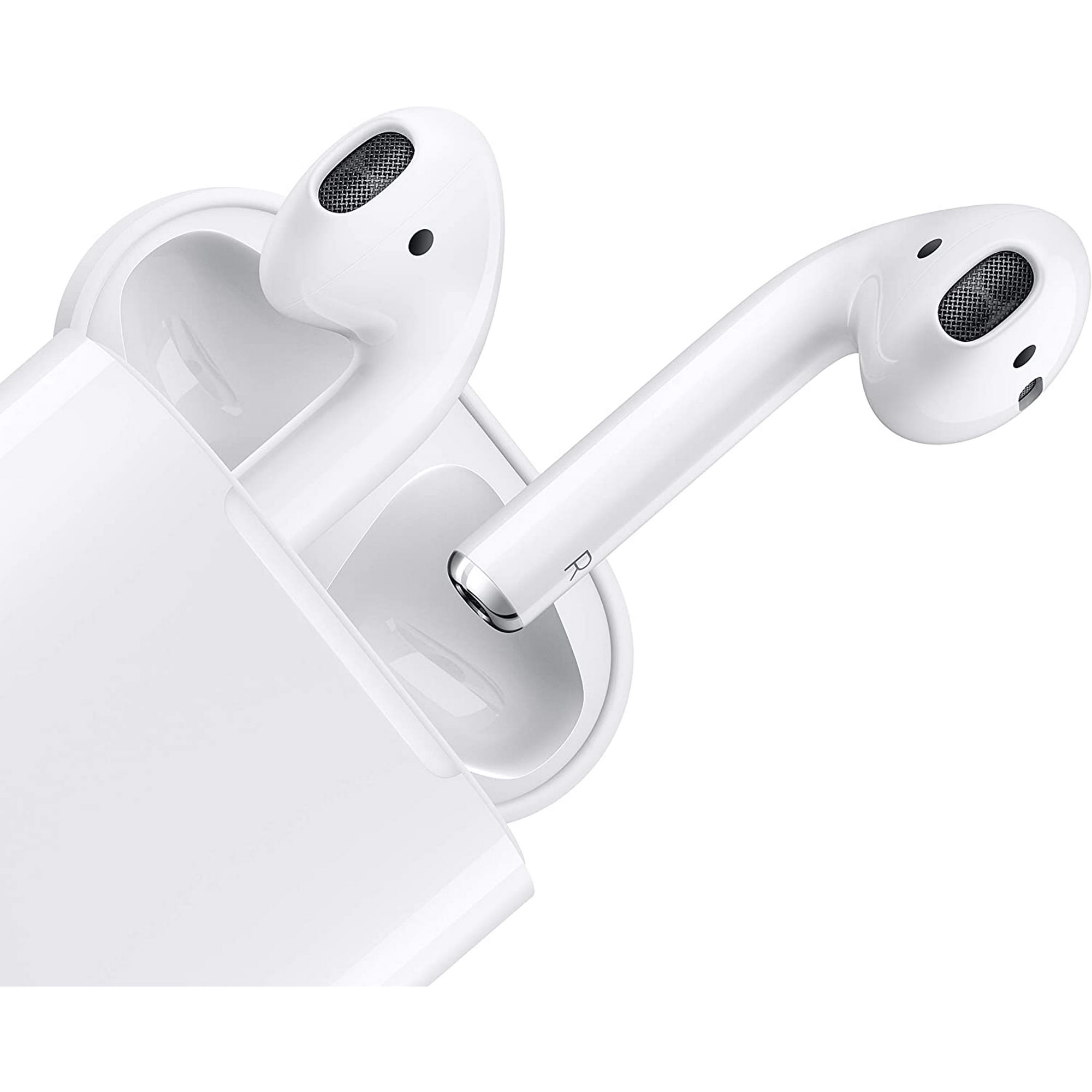 Apple AirPods 2nd generation Wireless Earbuds Certified Refurbished Grade A Walmart