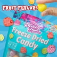 thumbnail image 3 of Minicrush Freeze Dried Mini Puffs Candy, Sweet Crunchy Melt-in-Your-Mouth Snack, Resealable Bag, 3 of 8