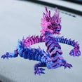 thumbnail image 3 of Dragón impreso en 3D de 33/48 cm, dragón articulado, juguete de escritorio con impresión 3D para niños y adultos, 3 of 7