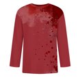 thumbnail image 3 of Qiopertar Liquidation à Moins de 5$ Hommes Imprimé Col Rond Mode Décontractée Manches Courtes Blouses Chemises en Liquidation Accès Anticipé Offres, 3 of 4