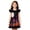 00-Black1319, variant on WOYY Girls Halloween Nightgown Graphic Soft Ruffle Sleeve Sleepshirt Nightwear, Sizes 3-10