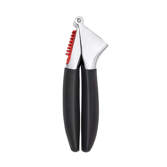 OXO Good Grips Heavy Duty Garlic Press, Die-Cast Zinc, Black