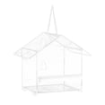 thumbnail image 1 of Milaget Window Bird Feeder with 2 Strong Suction Cups Transparent Acrylic Bird House, 1 of 9