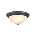 thumbnail image 2 of 4603-MB Millennium Lighting 2 Light Flush Mount-5.5 Inch Tall and 13 Inch Wide-Matte Black Finish, 2 of 4