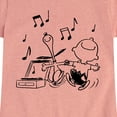thumbnail image 3 of Peanuts - Snoopy Dancing - Toddler & Youth Girls Short Sleeve Graphic T-Shirt, 3 of 6