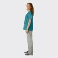 thumbnail image 5 of SPECTRUM UNIFORMS Scrub Tops Tunic Tops with Snap Front Women V-Neck Soft Fabric Ideal for Medical Professionals, Hospital and Lab Work Wear Teal, 5 of 5