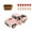 Car + 12 Strawberries + Frame, variant on Metal Strawberry Vintage Truck Decor Fade Resistant Truck Table Decor Cute Shape Mini Metal Car Decoration Portable for Party