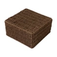 thumbnail image 2 of Woven Storage Basket With Lid Rattan Sundries Storage Box Wicker Basket Handmade, 2 of 7