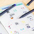 thumbnail image 5 of 24 Fineliner Color Pens, Fine Line Markers for Journaling Coloring Books, 5 of 5
