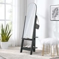 thumbnail image 2 of Standing Mirror, Black, Wood, Bedroom Living, Modern Contemporary HB34732, 2 of 11