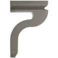 thumbnail image 3 of Ekena Millwork 4"W x 8 1/2"D x 13"H Hollow Back Wood Vintage Decor Corbel, Reclaimed Grey, 3 of 6