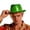 Green, variant on Shiny Metallic Cowboy Hat for Stage Performance Festival Celebration Themed Party Events One Size Silver