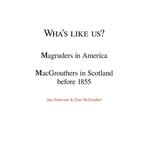Wha's Like Us?, (Paperback)
