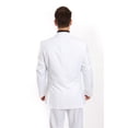 thumbnail image 4 of Mens Suit Two Piece One Button Peak Lapel Solid Suits, 4 of 6