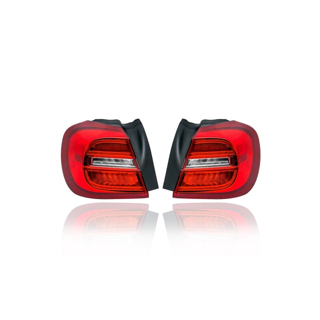 Tail Light Assembly - Compatible/Replacement for '15-17 Mercedes-Benz GLA 250/45 AMG - LED, Outer On Quarter Panel - Pair, Left Driver + Right Passenger Set - CAPA - 1569062258, 1569062158