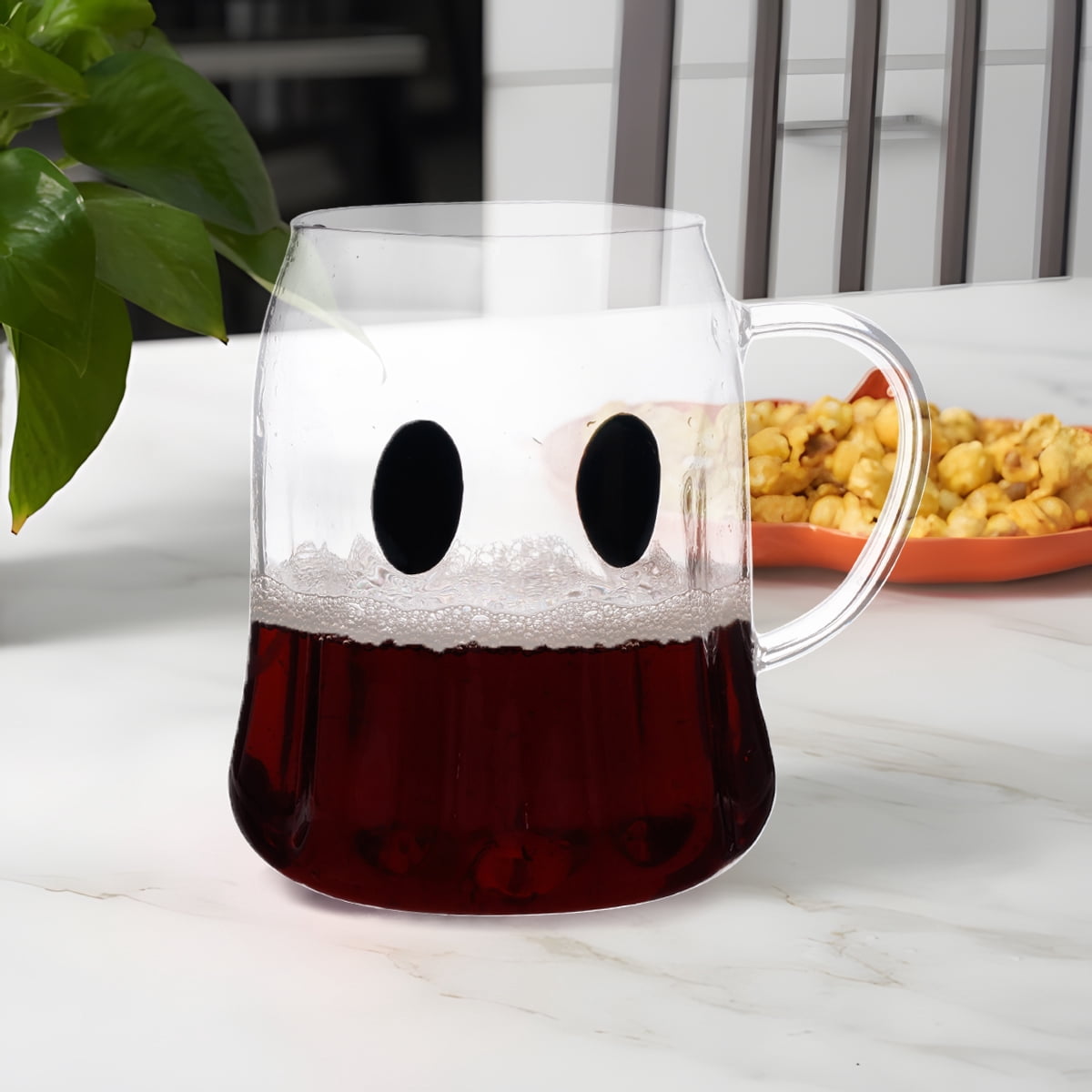 Way to Celebrate Glass Ghost Mug Eye