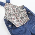 thumbnail image 5 of KIDSCOOL SPACE Baby & Little Boys/Girls Blue Denim Dungaree,Jean Overalls,Blue,18-24 Months, 5 of 7