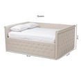 thumbnail image 2 of Baxton Studio Amaya Modern and Contemporary Fabric Upholstered Daybed, 2 of 9