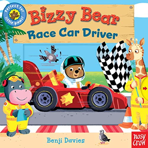 Pre-Owned Bizzy Bear: Race Car Driver: (Interactive Board Book about Racing for Toddlers - With Sturdy Tabs and Slides to Push and Pull) (Board book) 1536205591 9781536205596
