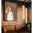 thumbnail image 5 of LOLUIS Inspirational Quotes Wall Art, Sports Motivational Art Print Decor Gifts for Home Office, Basketball Superstar Poster (Unframed 12"x18"), 5 of 5