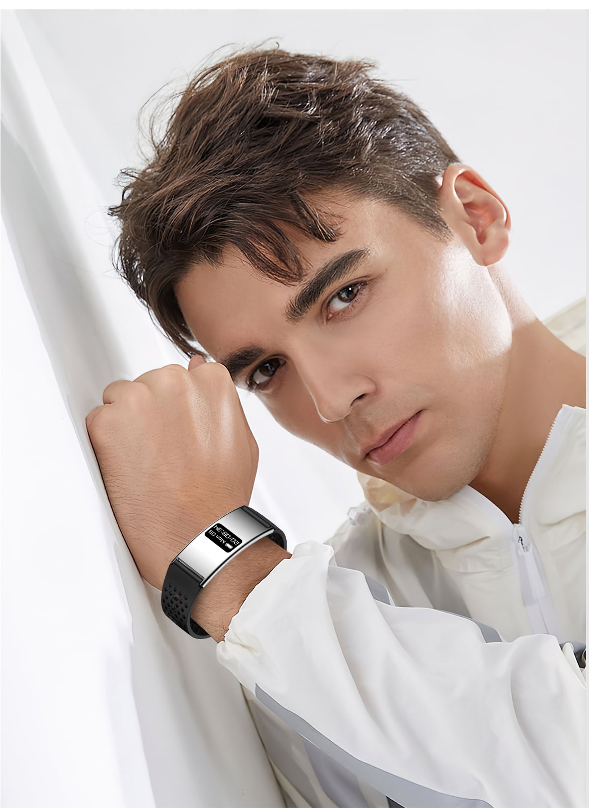 E EYAFA New Ultra-thin Sports Smart Bracelet Men Women Fitness Band Smartwatch for Android&iOS