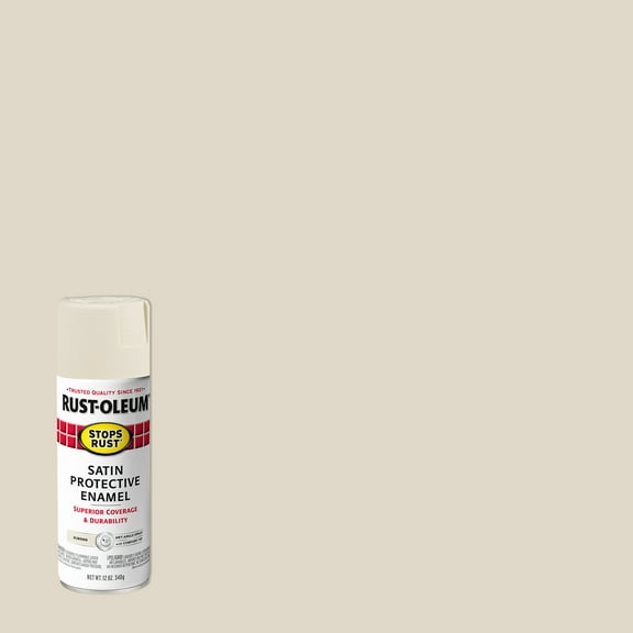 Rust-Oleum Stops Rust Satin Spray Paint, Almond