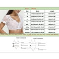 thumbnail image 3 of Tank Tops for Women,Elegant Underwire Lace Tube Top Blouse for Women Dirndl Style Festive Lingerie Vest,Camisole Tops for Women,White,4XL, 3 of 9