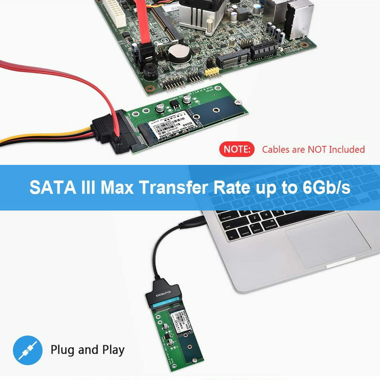 5gbps Sata Enclosure, Sata Ssd To Usb 3.0 Adapter Support Uasp Trim Solid  State Drive External Enclosure For Sata 2242/2260/2280 Ssd - Electronics -  Temu