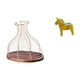 thumbnail image 1 of Portacorchos de vino,Soporte de metal para corcho de vino,tapón de exhibición para vino,Figura de escritorio,Estatua tradicional sueca del caballo de Dala,Figura creativa del caballo, 1 of 8