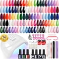 thumbnail image 1 of Kit de esmaltes de uñas en gel PHOENIXY con luz UV, 48 W, 36 colores, 7 ml, 1 of 7