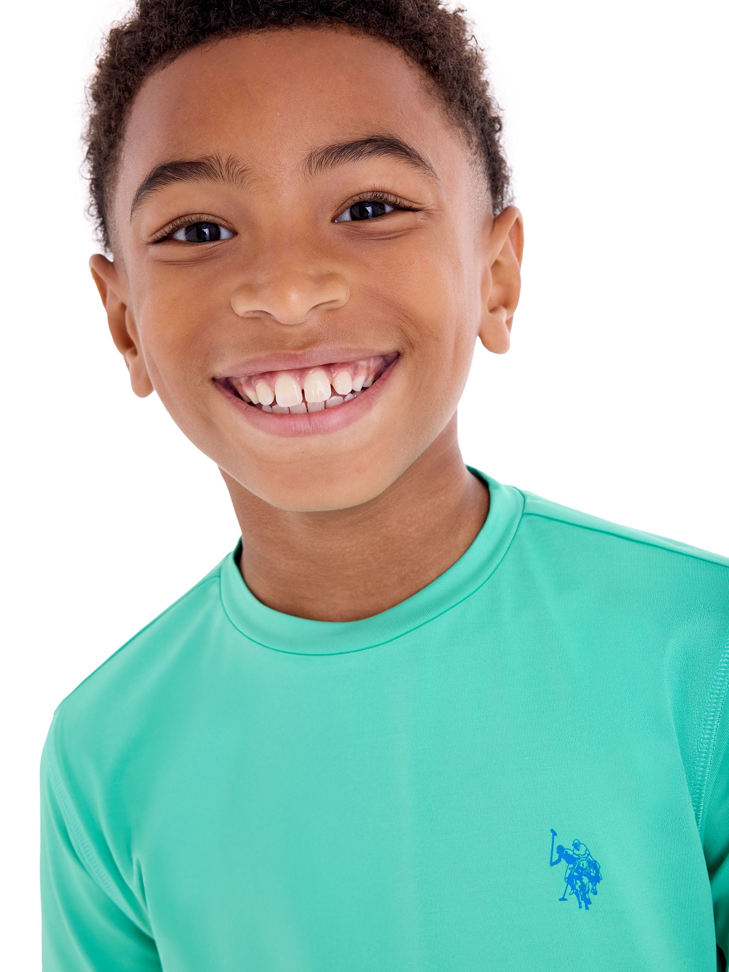 U.S. Polo Assn. Boys Short Sleeve Rashguard, Sizes 4-18