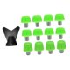 thumbnail image 5 of 12 clavos para zapatos de fútbol con llave para jugadores profesionales. Verde, 5 of 9