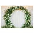 thumbnail image 1 of MasteelfCA Flower Garland Pattern Photography Backdrop Banner for Wedding Party Valentine, 1 of 7