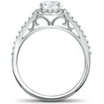 thumbnail image 2 of Pompeii 1/3ct Diamond Madison Cushion Halo Engagement Ring Setting (,), 2 of 3