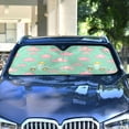 thumbnail image 4 of Truck and Pink Cloud Car Windshield Sun Shade Foldable Car Front Window Visor Heat and UV Protection 57x31.5, 4 of 8