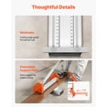 thumbnail image 6 of VEVOR 12 inch Vinyl Floor Cutter, 12mm Thick Laminate Flooring Cutter with Upgraded Labor-Saving Aluminum-Alloy Lever, Telescoping Support Plate, Cuts Certain Engineered Wood, LVT, VCT, SPC, LVP, WPC, 6 of 9
