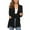 Black, variant on Lilgiuy Women Cardigan Up Casual Solid Color Long Sleeve Hoodeless Top，Black,12 Winter Fashion 2022