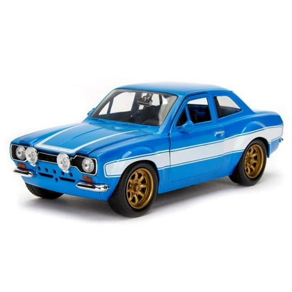 Jada Toys JAD99572 Brians Ford Escort MK1 - Fast & Furious 6 Diecast Car - Blue & White