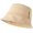 Khaki, variant on CoCopeaunts Plain Bucket Hat Women Classic Solid Sun Cap Sun Protection Travel Beach Fisherman Hat Casual All-Match Daily Wear