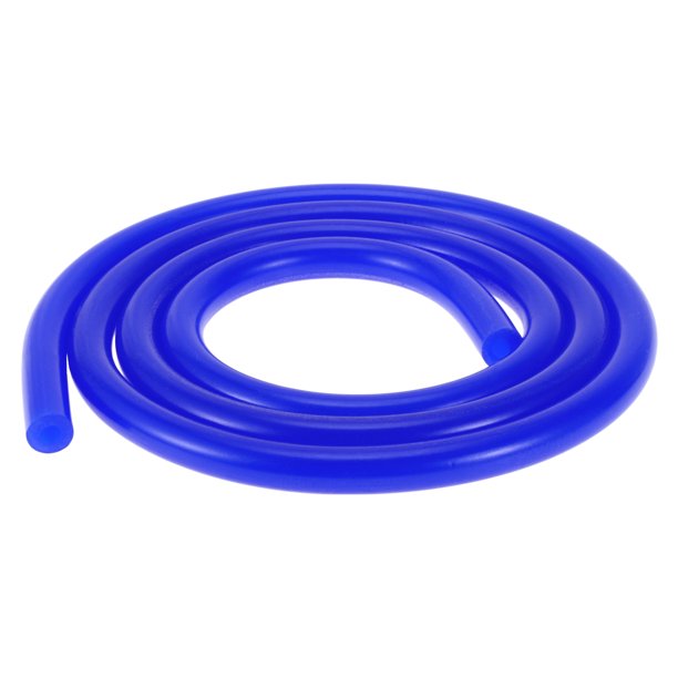 Manguera de vacío de silicona Unique Bargains de alta temperatura 3.3Ft 1/4" 6mm ID 3.5mm de grosor línea de vacío automotriz azul 1 Pc 130PSI de presión máxima