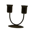thumbnail image 2 of Candelabro de Metal Sunnimix 2 brazos Negro Pequeño, 2 of 8